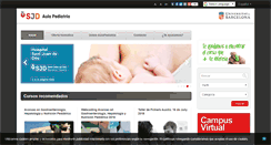 Desktop Screenshot of cursospediatria.net